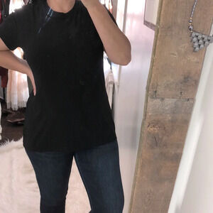 Norma kamali XLarge black blouse